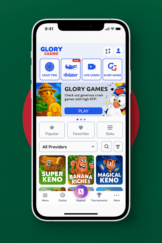 বাংলাদেশে Glory Casino অ্যাপ